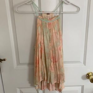 Free People Sorbet Side Tie Tank Blouse